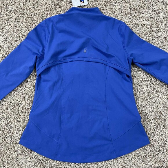 Spyder Women's Yoga Active Full Zip Jacket Blue, Size Large (New) - Picture 10 of 12